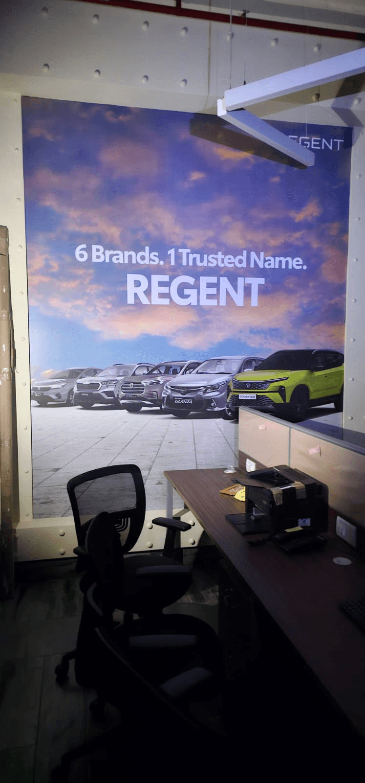 Regent Cars – Multi-Brand Showroom Branding